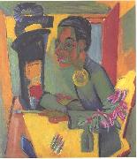 Ernst Ludwig Kirchner The painter - selfportrait oil on canvas